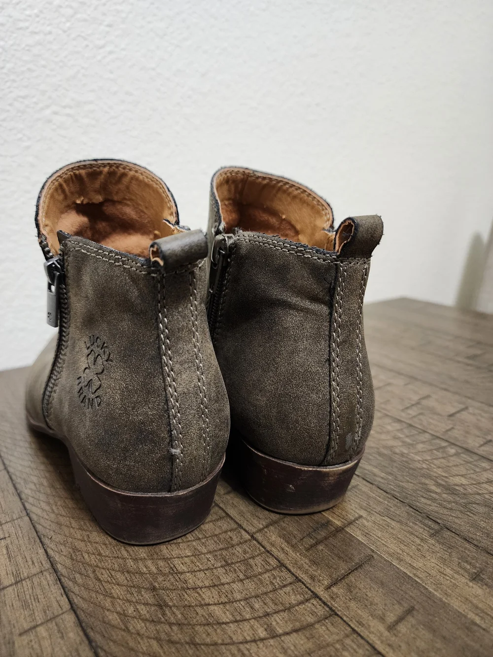 Lucky Brand Gray Kids' Ankle Boots